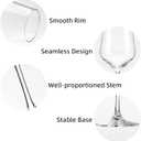 YANGNAY Wine Glasses Set of 6, 13 Oz Red or White Wine Glass with Stem, Perfect for Home, Restaurant, Dishwasher Safe