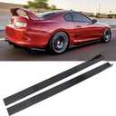 New Rocker Panels 6PCs Universal Car Body Styling Side Skirts Left/Right Rocker Splitters Diffuser Winglet Wings Bumper Kit, Size: 86.6"
