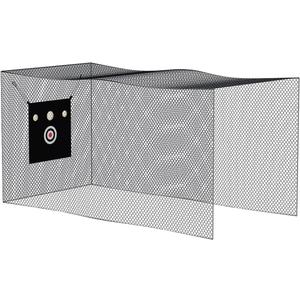 MR Baseball Batting Cage Netting, Baseball Softball Hitting Cage Net w/Target Cloth, Heavy Duty Softball Hitting Practice Net, Sports Barrier Net Training Equipment, Black 