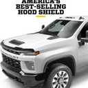 Husky Liners Hood Protector | Fits 2020-2022 Ford Escape, High Profile/Bug Shield - 1 pc., Smoke | 2810151