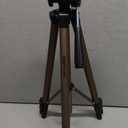 Amazon Basics 50-inch Lightweight Portable Camera Mount Tripod Stand with Bag, for Travel Photography, Champagne