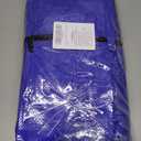 Extra Large Moving Bags - 6-Pack Heavy Duty Storage Duffel - Sturdy Backpack Straps Handles, Zippers - Reusable Moving Storage Bags for Clothes - Folding Collapsible Storage Tote Bag Set  Blue