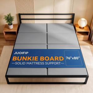 Bunkie Board King Size 76"x80", Heavy Duty Breathable Bed Support
