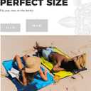 OCOOPA Microfiber Beach Towel - Oversized 71"x32" - Quick Dry, Sand Free - Lightweight & Compact - Large Beach Towels for Swimming, Camping, Holiday (Turtle)