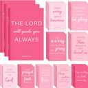 30 Pcs Christian Mothers Day Bulk Gifts Journal Bible Religious Verse Notebooks Inspirational Prayer Journal for Women Men Students Sunday School Church Gifts Prizes Party Favor(Pink)