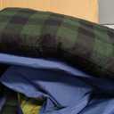 Double Sleeping Bag Flannel for Adults with 2 Pillows 2 Person Sleeping Bags Camping XXL Queen Size Two Person Sleeping Bag for Cold Weather (OLIVE)