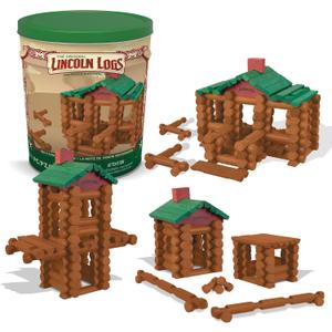 Lincoln Logs 100th Anniversary Tin, 111 Pieces