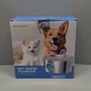 Dog Water Fountain for Large Dogs: 7L/236oz/1.8G Dog Fountain Stainless Steel - Big Cat Drinking Fountain Indoor - Super Quiet Water Fountain for Dogs Inside - for Large Dog Cats & Multi-Pet Home