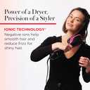 REVLON One-Step Hair Dryer and Styler, All-in-One Detangling and Straightener Brush for Salon-Quality Smooth, Straight Hair, More Shine and Less Frizz, Black (1 Count (Pack of 1)