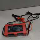 6Amp Battery Charger,12V Fully-Automatic Smart Car Battery Charger, Battery Maintainer Trickle Charger, Battery Desolator for Car Truck, Lawn Mover, Lead Acid Batteries