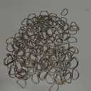 150 Pieces Metal D Rings 3/8 Inch(10mm), Multi-Purpose Non Welded D Ring for Purse, Keychains Belts, Dog Collar, Buckle Strap Sewing Accessories