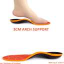 Insoles for Hey Dude Men's and Women's Shoes Replacement, Footwear Inserts for Arch Support Inserts to Help Reduce Fatigue Cushion Shock Absorbing (S, Men 6.5-8.5/Women 7.5-9.5)