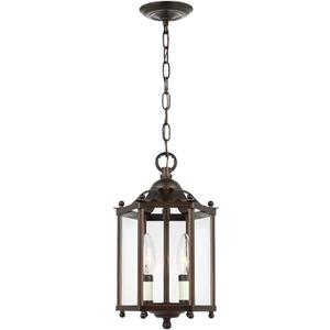 Sea Gull 5231EN-710 Bretton Convertible Pendant to Semi Flush, 3-Light 10.5 Total Watts, Bronze