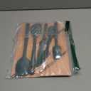 ChefAide 5 Pieces Silicone Spatula Set, Food Grade Rubber Spatula, Upgrade Strong Handle with Ergonomic Grip, Heat Resistant Up to 600F for Nonstick Cookware, Cooking (Dried Thyme)