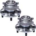 TUCAREST 512256 x2 Rear Wheel Bearing and Hub Assembly Compatible with 2006-2011 Ho-nda Civic (DX, LX, Si, EX, GX) /2006-2008 2009-2011 Ac-ura CSX [5 Lug W/ABS;512257]