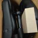 Amazon Basics Classic Puresoft PU Padded Mid-Back Office Desk Chair with Armrest, Easy Assembly, Sturdy Metal Base, Wheels, 275lb Support, 26"D x 23.75"W x 42"H, Black