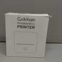 Print Pods Mini Printer, Thermal Inkless Sticker Maker with 10 Rolls Printing Paper, Pocket Printpod for phone, Impresora Portátil for Notes, Flashcards, Journal, DIY, Compatible with iOS & Android