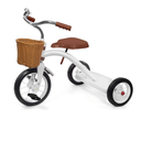 KRIDDO Classic All Metal Toddler Trike, Gift for Boys and Girls Ages 2 to 4 Year Old, Tricycle for 1 to 3 Year Olds, Sturdy Rear Deck, Deluxe Steer and Ergonomics Grip, Indoor and Outdoor, White