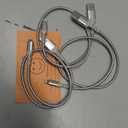 1.5ft iPhone Charging Cable Short, 3-Pack Braided USB A to Lightning Cord CarPlay [MFi Certified] Compatible with Apple iPhone 14 13 12 11 Pro/Max/Mini Xs SE2, Short Lightning Cable for Car (Silver)