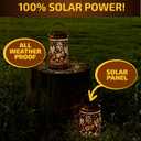 Solar Lanterns Outdoor Waterproof | Hummingbird Solar Lantern for Garden, Hanging Solar Light Decorative, Solar Hummingbird Lights, Garden Lantern Decor Gift