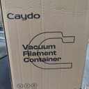 Caydo Filament Storage Vacuum Box with Smart Pressure Control, One-Button Operation, Rechargeable 3D Filament Storage Container with 4 Spools Capacity