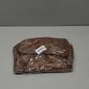 iN. Purse Organizer Insert with Zipper, Nylon Fabric Storage Bag with Handles, for Womens Handbags & Tote bags, Neverfull, Lightweight Small Sized Brown