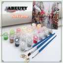 ABEUTY DIY Paint by Numbers for Adults Beginner, Small Fresh - Lilac 16x20 inches Fun DIY Adult Arts and Crafts Kits (No Frame)