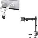 HUANUO Dual Monitor Stand&Single Monitor Mount