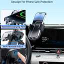 PZK Car Phone Holder for Hyundai Elantra 2021-2025 SE/SEL/Sport/Limited/N Line Accessories 8-Inch/10.25-Inch Screen Auto Lock Car Phone Mount 360 Rotation Phone Cradles Not Affect Air Vent