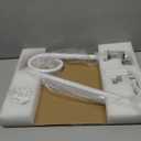 Pzloz Led Desk Lamp for Office Home - Eye Caring Architect lamp with Clamp, Dual Screen Computer Monitor Work Smart Light: 24W 5 Color Flexible Adjustable Lighting Table Lamp for Study White