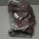 PurpleEssences Set of 12 Cloth Dinner Napkins 100% Cotton 18x18 Inch - Soft Durable Washable - Ideal for Farmhouse Party Fall Thanksgiving - Perfect Everyday Use Table Linen - Nut Brown