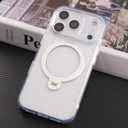 for iPhone 17 Pro Max Case: with 360 Spin Magnetic Stand, Camera Control Button, Fit for MagSafe, Military Drop Protective Slim Phone Cover for 17 ProMax with Ring Kickstand, 6.9", Clear