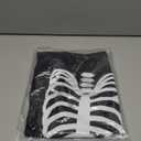 Tipsy Elves Halloween Womens Skeleton Costume Shirt - Cute and Spooky Adult Womens Skeleton Tops - Front Printed Ribcage (Small, Black)