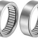 uxcell B2410 Needle Roller Bearings 1-1/2" Bore 1-7/8" OD 5/8" Width Chrome Steel Open End Full Complement Drawn Cup Bearing 2pcs