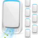 8Pack Air Purifier Plug In,Filterless Mobile Air Ionizer,Quiet Operation Air Freshener for Home,Office,Kitchen,Negative Air Ionizer for Home Use,Portable Mini Air Cleaner for Smoke Dust,Pets,Odor