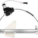 FINDAUTO 741-375 Rear Right Passenger Side Power Window Lift Regulator with Motor Compatible with 2001 2002 2003 2004 Jeep Grand Cherokee, Replacement OEM 55363284AB