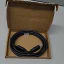 Amazon Basics DisplayPort 1.2 Cable, 21.6Gbps High-Speed, 4K@60Hz, 2K@165Hz, Gold-Plated, 6 Foot, Black