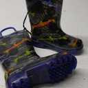 Western Chief Kids Waterproof Light Up Rain Boots With Handles for Easy On and Off for Boys and Girls (6 Toddler, Drag Race)