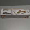 Silicone Food Warming Mat, Portable Electric Heating Tray with 1/2/4 Hours Timer, 3 Level Adjustable Temperature Hot Pad Kitchen Warmer Mat for Parties Buffet Countertop Roll Up Family Party Camping