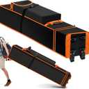 10 x 10 x 62 inch Tent Bag Replacement Bag with Roller Wheels & Handles, 800D Heavy Duty Waterproof Canopy Bags for Pop Up Tents Carrying, Easy Transport & Durable Protection