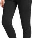 Rammus Pull on Jeggings for Women High Waisted Crossover Stretchy Skinny Jeans Tummy Control Denim Leggings (Large)