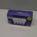 LED 12V Light Bulb, 100W Equivalent, Daylight White 5000K, 13W 1200 Lumens, 12 Volt AC/DC, Non-Dimmable E26 Base, Low Voltage Light Bulbs for Boat, RV, Shed, Off Grid Cabin, and Solar Power, 4-Pack