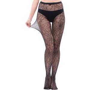 Fishnet Stockings Lace Patterned Tights High Waist Pantyhose Fishnets for Women