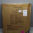 WAOWAO Triple Lock 49.21-66.54" Baby Gate Extra Wide Pressure Mounted Walk Through Swing Auto Close Safety Black Metal Dog Pet Puppy for Stairs,Doorways,Kitchen