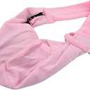 Pet Sling Carrier Bag Travel Tote for Cats Dogs, Up to 16 lbs (Pink)