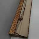 UNISHADES Blackout Cordless Bamboo Roman Shades 31 3/4×64 in Penang Teak