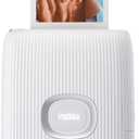 FUJIFILM Instax Mini Link 2 Smartphone Printer Bundle 2025  Clay White