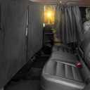 VANPET 99% Light Blocking Car Curtains, 1 Rear Seat Divider Curtain & 2 Rear Side Window Curtains, Car Curtains for Windows, Wide Sedan SUV Sunshade Covers Car Cabana(Extra Large Car Curtains 3 Pcs)