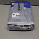 MIULEE Light Blue 100% Blackout Linen Curtains 96 Inch 2 Panels Set Double Sided No Coating Pinch Pleated Back Tab Floor to Ceiling Black Out Thermal Insulated Bedroom Living Room Darkening Drapes