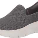 Skechers Womens Skechers Women's Hands Free Slip-ins Go Walk Flex-relishSneaker (11, Charcoal)